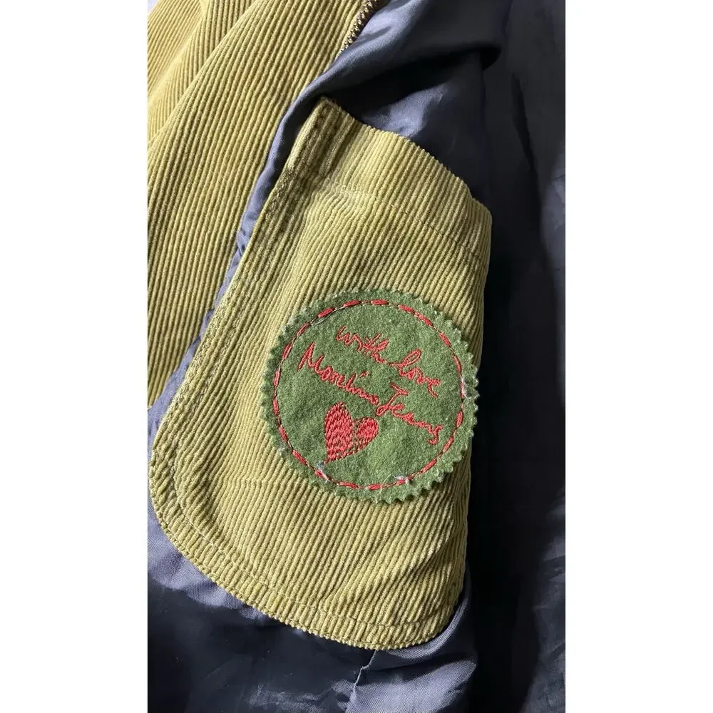 Vintage Moschino Jeans Uomo Corduroy Blazer Jacket Made in Italy IT 52 / US 42
